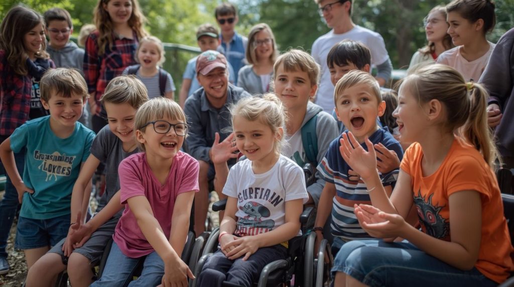 photos d'un groupe d'enfants